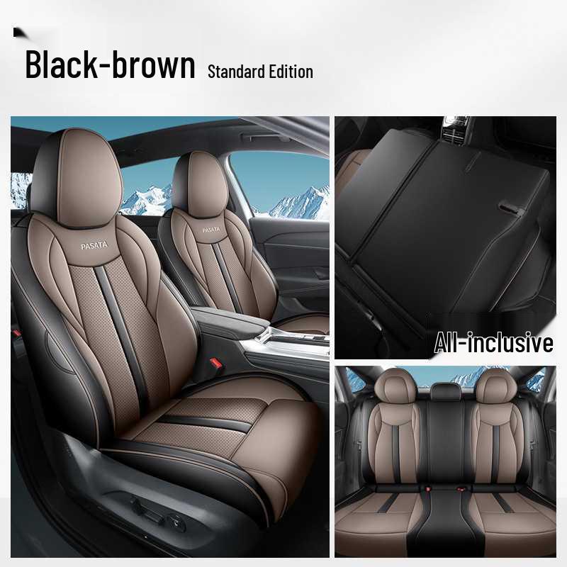 Volkswagen Passat PRO Leather Seat Covers: All-Season Full Coverage Cushions for 25 Models