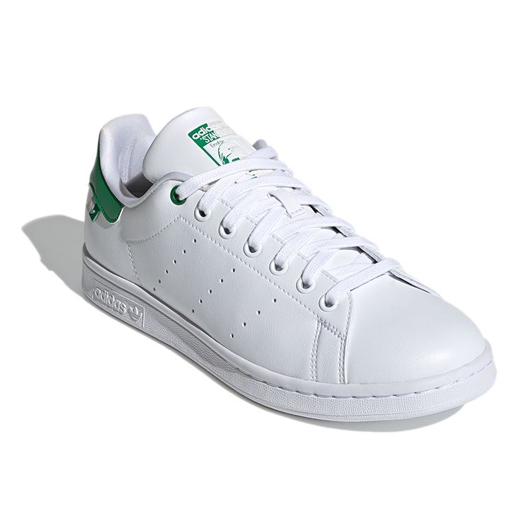 Adidas Stan Smith Бело-зеленые кроссовки унисекс Cloud-White Bliss FX5541
