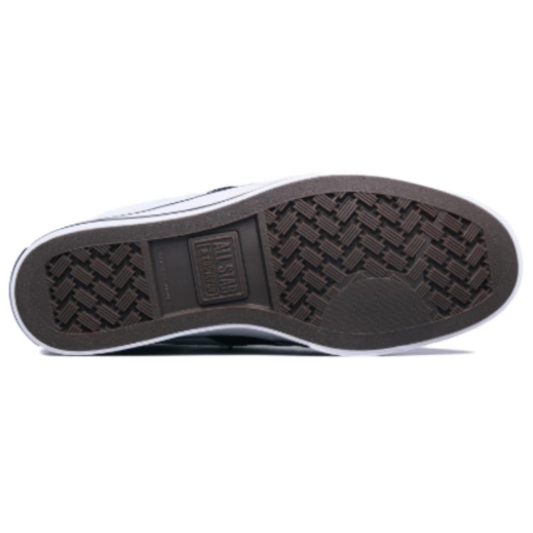 Converse Кроссовки для скейтборда Puff Player, нескользящие, износостойкие, низкие, унисекс, бело-черные, A14721C