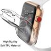 Чехол для Apple Watch Ultra/8/7/6/SE/5/4/3/2 42 мм 38 мм, мягкий чехол из ТПУ для защиты экрана для IWatch 4 44 мм 40 мм 49 мм