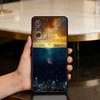 Новый Водный Сон Арт Мягкий Силиконовый Черный Чехол для Телефона Для Samsung Galaxy A73,A72,A71,A70,A53,A52,A51