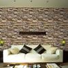 Decorativos Effect Self-adhesive Vinilos 3D Wall Stickers Paper Brick Stone Home Decor 45*100cm