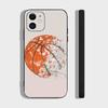 Чехол для телефона с баскетбольным мячом для iPhone 17 Air 16 15 14 13 Pro Max 11 12 Черный силиконовый чехол