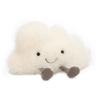 JELLYCAT Fun Items Series jellycat character happy white cloud soothing white doll plush doll 22cm high