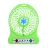Portable Rechargeable LED Light Fan  Cooler  Desk USB 18650 Battery Fan