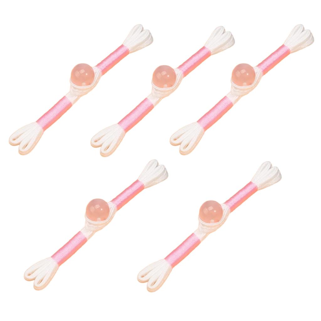 5PCS Chinese Cheongsam Buttons Traditional Costume Ornament Closure Buttons for Sewing Sweater Cardigan Evening Gowns