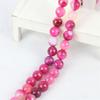 10mm Round Faceted Rose Red Agates Onyx Loose Beads Women Girls for Jewelry Making Design DIY Accessories Natural Stone
