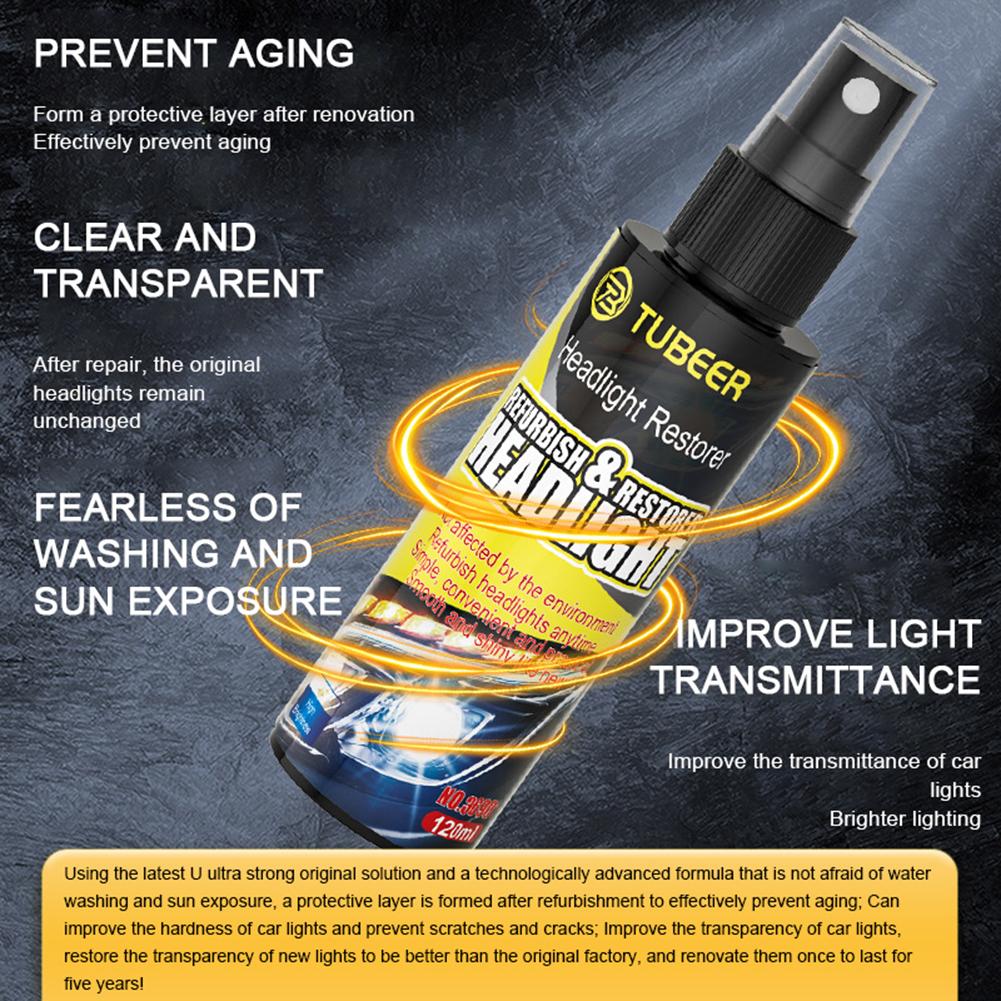 Car Headlight Repair Fluids All Purpose Scratch Repair Polishing Agents For All Headlights