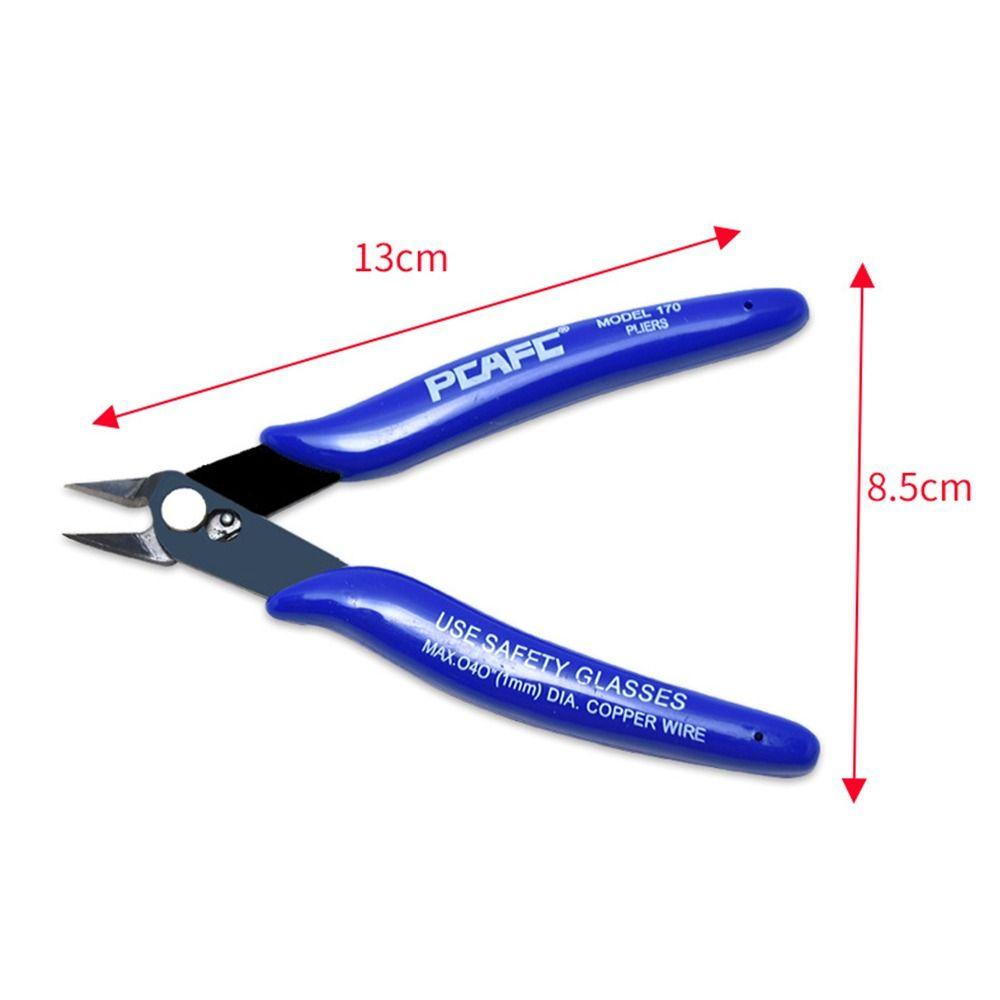 Carbon Steel Nipper Electrical Wire Cable Cutters Mini Flush Pliers Cable Stripper Diagonal Pliers