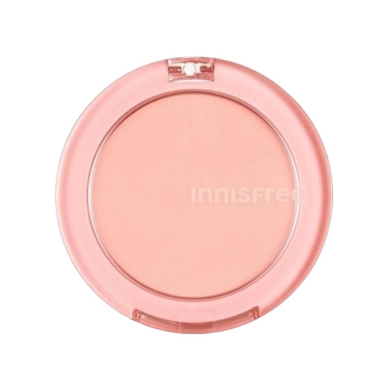 Innisfree Silky Powder Blush 6.2g | Soft Natural Cheek Color | Long-Lasting Smooth Powder Blusher [01 Fluffy Pink / 02 Shy Apricot / 03 Lively Coral]