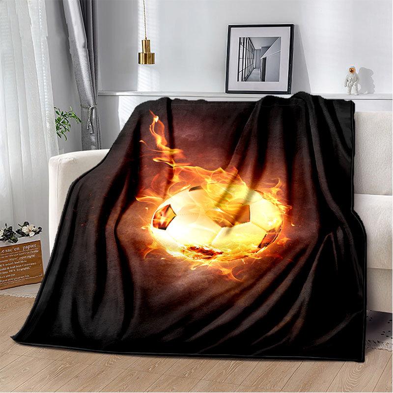 Футбольный мяч, футбольные ворота, одеяло, мягкие фланелевые одеяла, кровать, чехол для дивана, покрывало, домашний декор, подарки на Рождество и день рождения