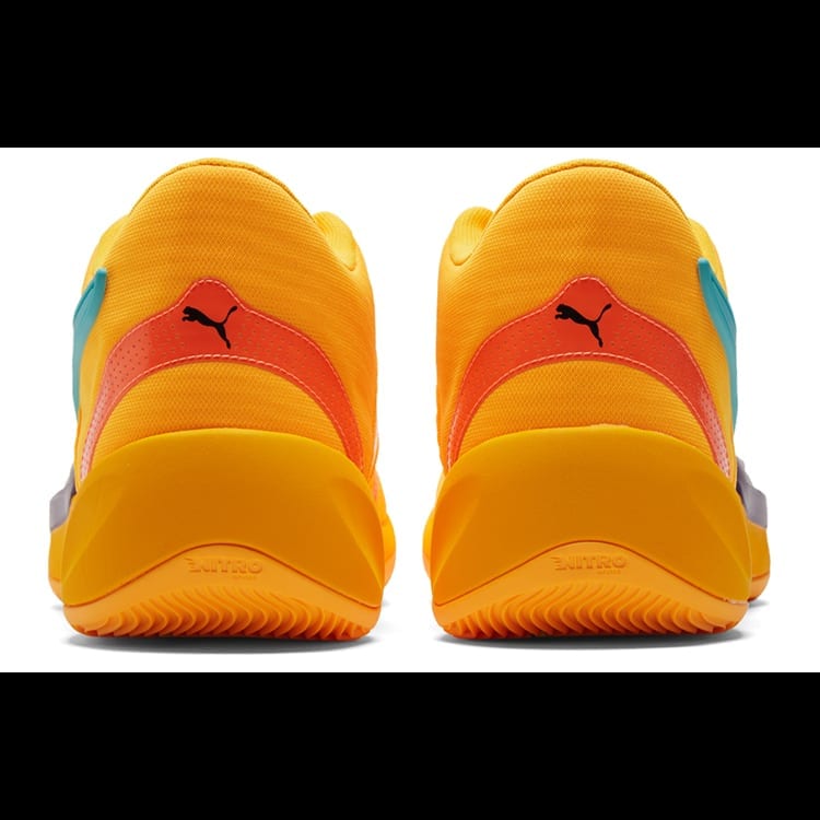 Puma Rise Nitro Мужские низкие баскетбольные кроссовки Желтые 377012-01