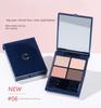 CARSLAN Four Color Eyeshadow Palette Second Generation Everyday Joker Earth Color Brown Milk Tea Color Matte Shimmer Counter Genuine Goods