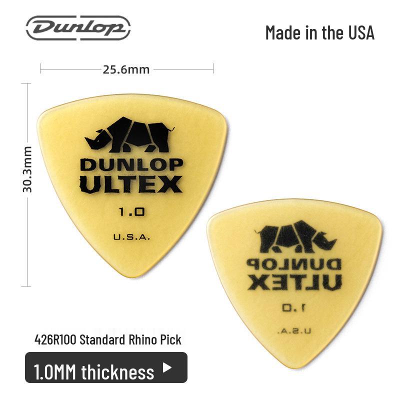 Dunlop Rhino 421R Anti-Slip Guitar Pick for Acoustic & Electric Guitars