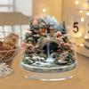 2D Spring Garden Waterfall Acrylic Desktop Decorate Multi-functional Home Office Decorative Item Creative Christmas Theme Gift