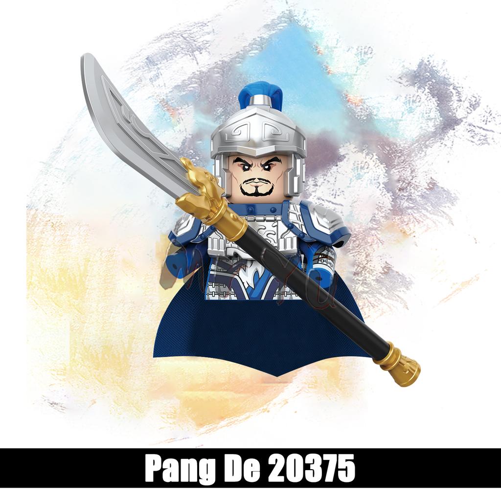 Королевства Китайский герой Минифигурка Древние военные генералы Дэн Ай Модели Детские игрушки Строительные блоки Подарок Мальчики Девочки