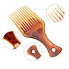 Wide Teeth Brush Pick Comb Fork Hairbrush Insert Hair Pick Comb Plastic Combs For Curly Afro Hair Styling Tools For Women Men