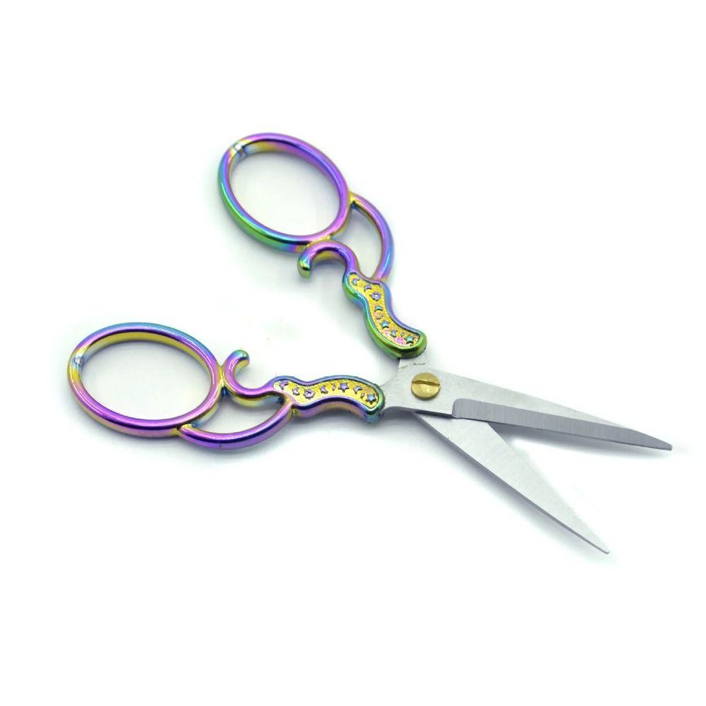 Floral Pattern Embroidery Scissors Zinc Zinc Zinc Alloy Craft Tailor Scissor Sewing Scissors DIY Crafting