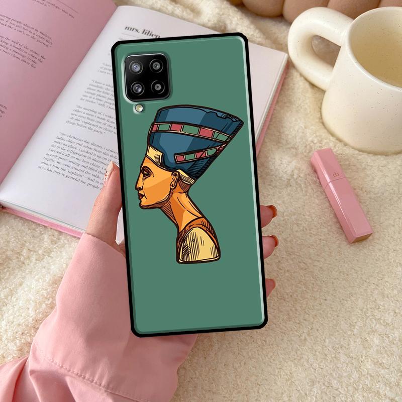 Египет Нефертити Анх Для Samsung Galaxy A56 A54 A34 A14 A06 A16 A26 A36 A12 A32 A52 A13 A33 A53 A15 A35 A55 Чехол