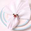 Christmas Napkin Rings Exquisite Decorative Zinc Alloy Napkin Buckles Christmas Banquet Hotel Table Decor Daily Use