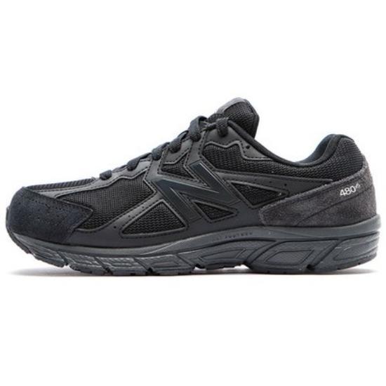 New Balance 480 Серия V5 Ретро Повседневные Кроссовки для Бега Черные Женские W480SK5