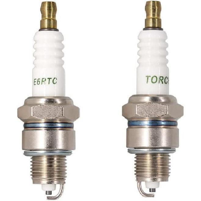 Свеча зажигания TORCH E6RTC Замена для свечи зажигания NGK BPR6HS, для свечи зажигания BOSCH WR7BC, для свечи зажигания CHAMPION RL82YC, для свечи DENSO IWF20 W20FPR-U