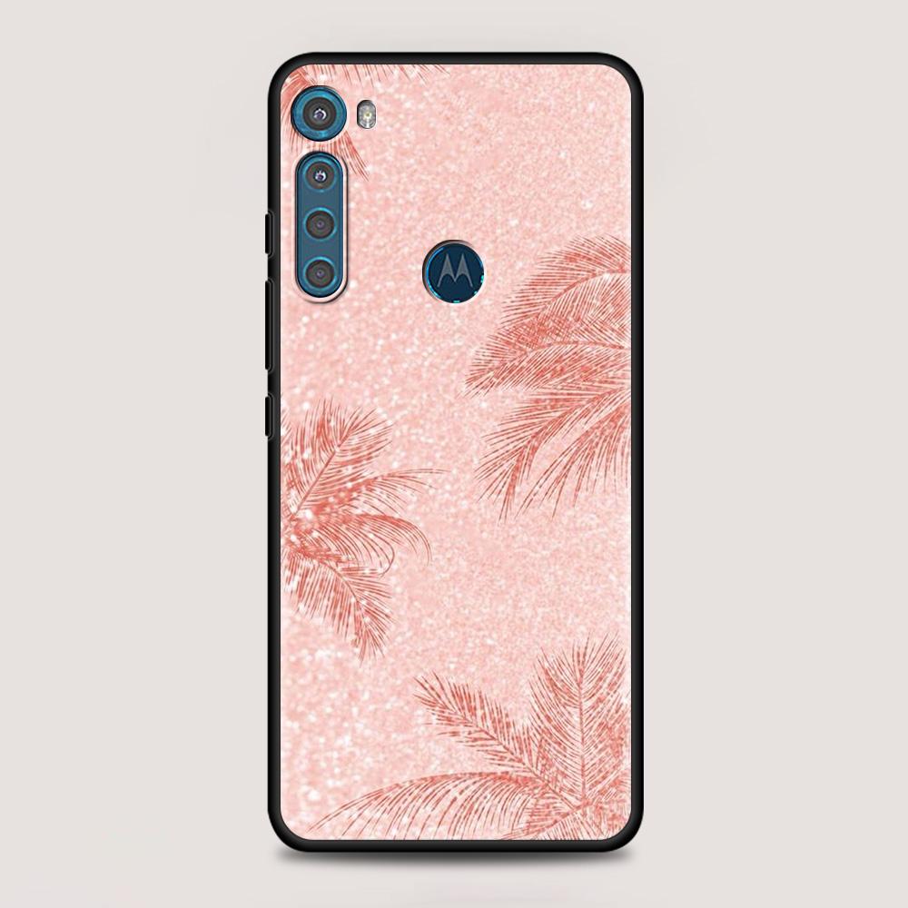 Роскошное изображение с розовой розой для MOTOROLA One Fusion, чехол для Moto G10 G9 G8 Plus Play Power One G20 G30 G40 G50 G60 Edge 20 Shell