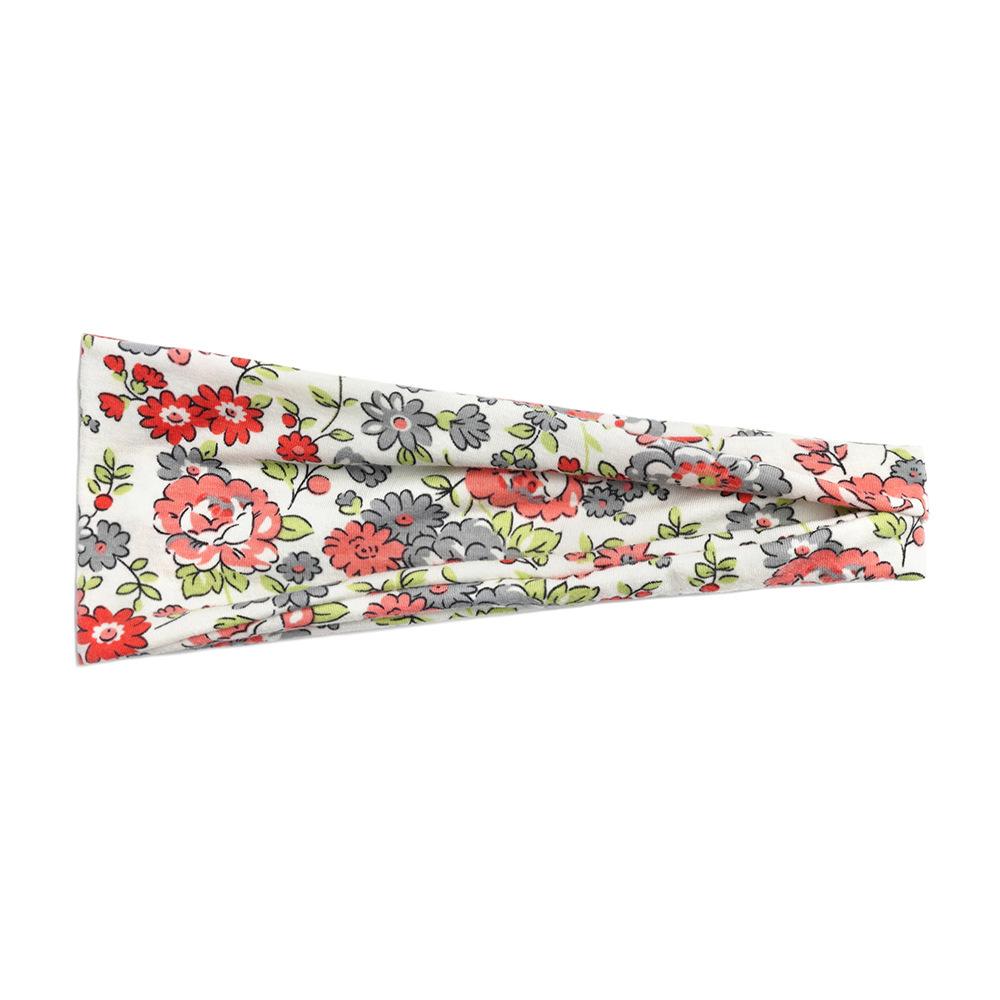 Цветочная маленькая цветочная женская спортивная повязка на голову повязка для йоги впитывающий пот пояс антиперспирант широкополый головной убор