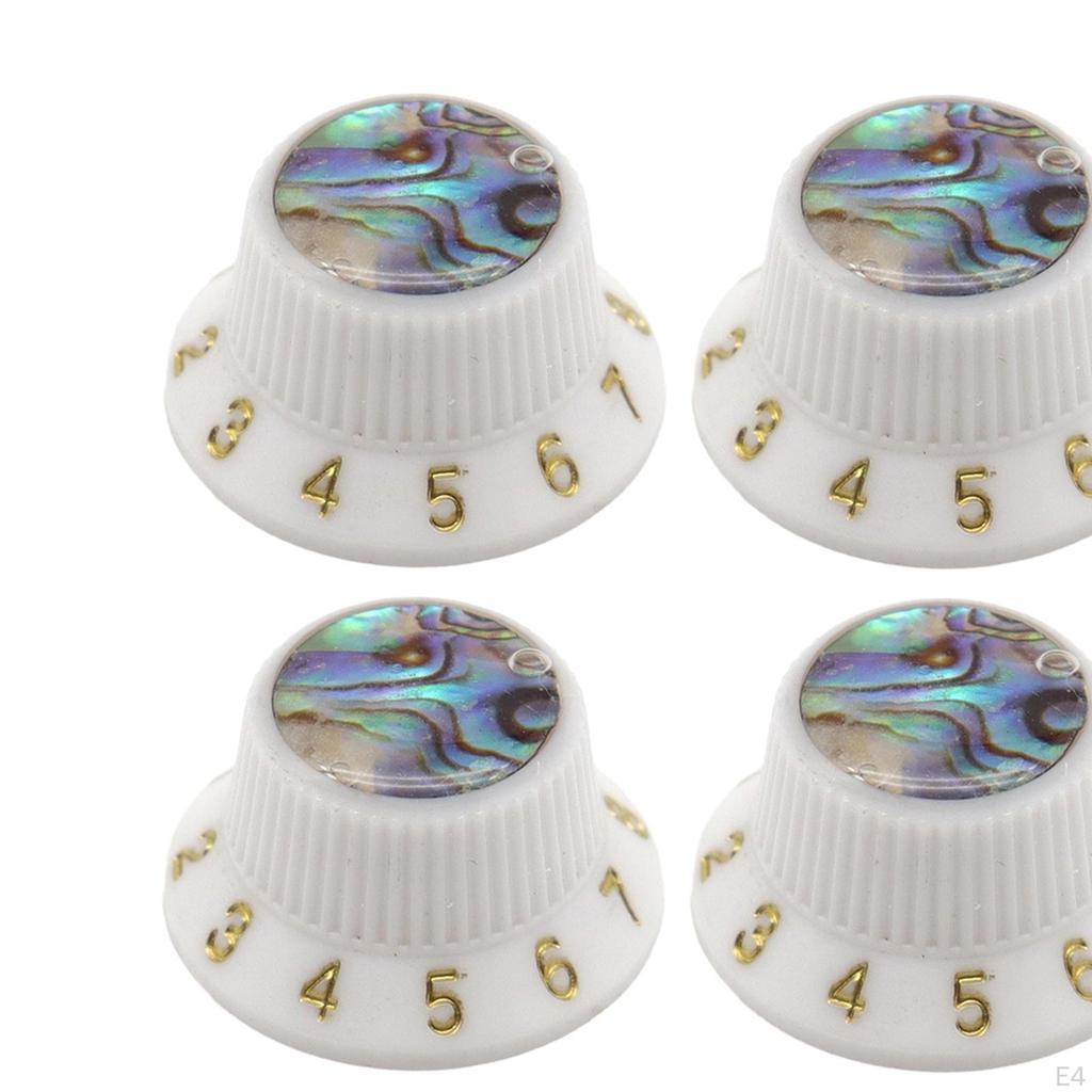 4 шт. Ручки для гитары, поворотные ручки для электрогитары