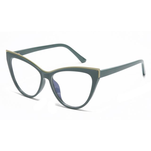 Женские очки «кошачий глаз» с пружинными шарнирами для близорукости, очки с защитой от синих лучей и близорукости, мощность 0-0,5-0,75 до-6,0