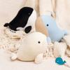 Cute Marine Whale Doll Beluga Pillow Killer Whale Plush Toy Humpback Whale Doll Gift Rag Doll