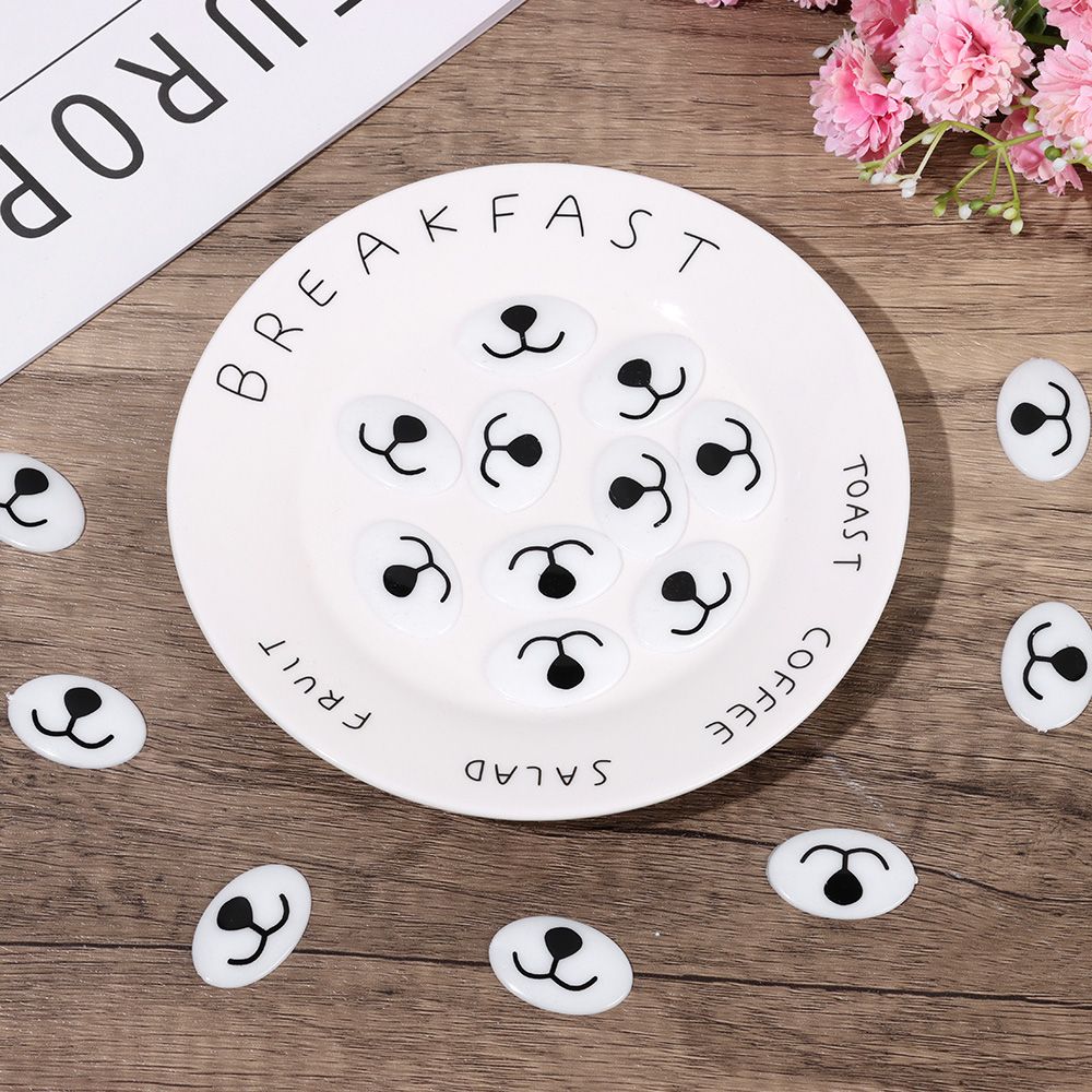 Игрушки Кукольные аксессуары Животное Кукольный нос Кукольный нос Мультфильм Безопасные глаза Медвежий рот Глаза куклы Кавайи