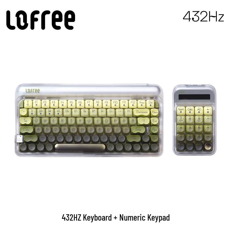 Беспроводной механический набор Lofree Dot (клавиатура и калькулятор) - издание QQ Music