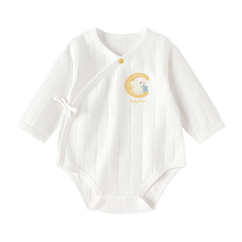 Babylove Хлопковый комбинезон с длинным рукавом для новорожденного