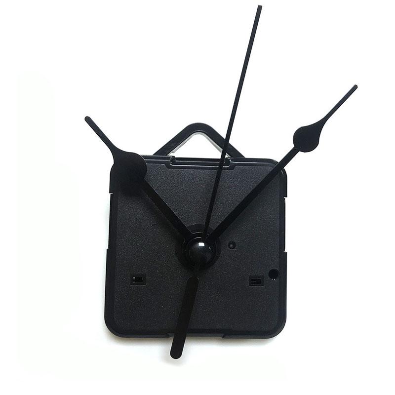 Quiet Silent Retro Quartz Clock Movement Black Hands Mechanism Parts DIY