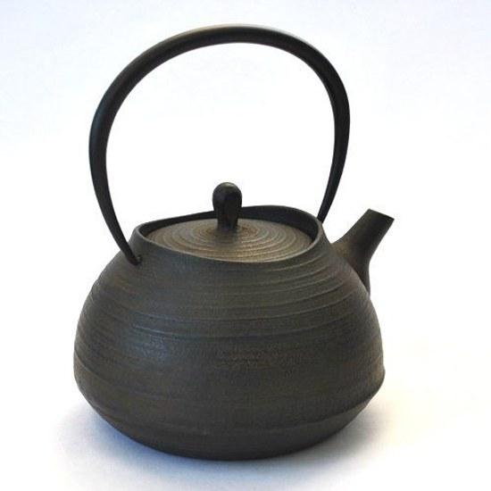 Nanbu Tekkō Ichido Tetsubin Hakeme 1L Rust Brown Finish Compatible IH 200V