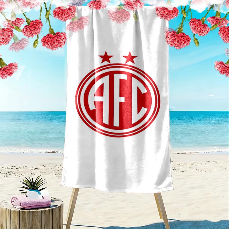 America Football Club Print Beach Towel, Large Soft Quick Dry Towel for Beach Camping Swimming