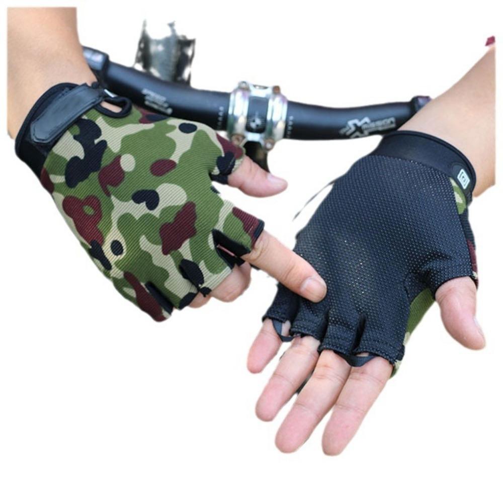 Outdoor Tactical Gloves Sports Riding Gloves Performance Half Finger Gloves Non-slip Fishing Thin Fitness Gloves