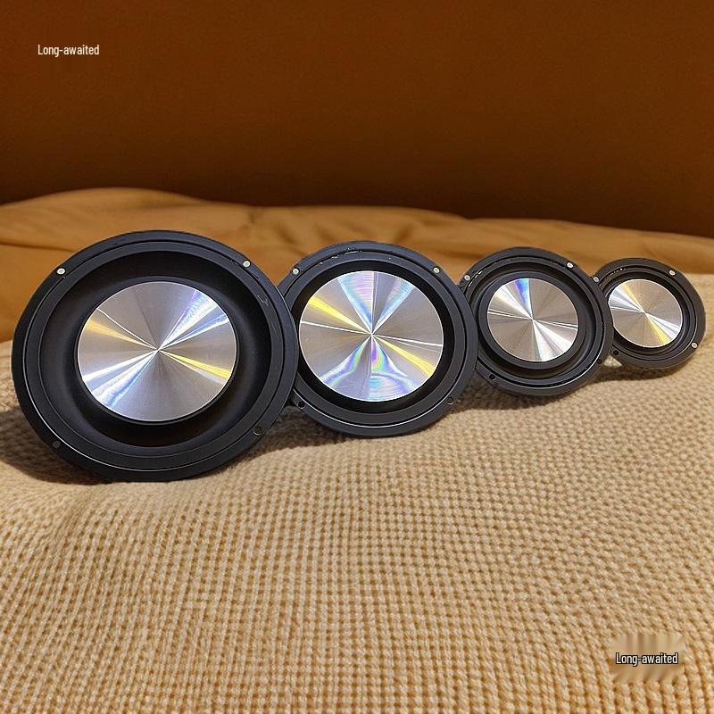 Радиатор с инвертированным краем для басового динамика 4" x 3" с кронштейном 5" x 6" для пассивных виброконусов - Аудиоаксессуар