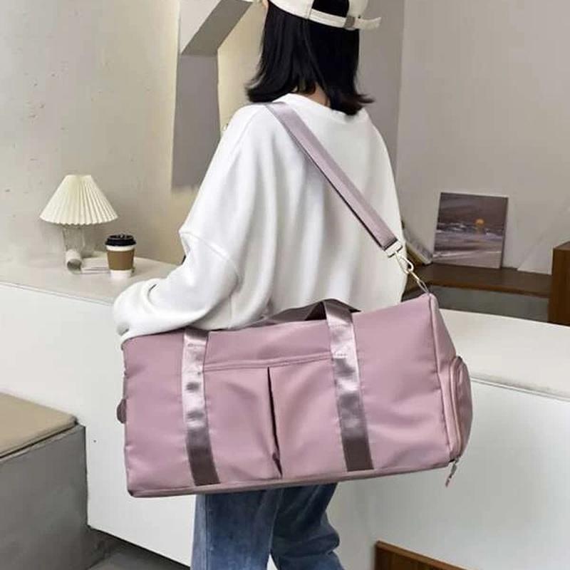 Large Capacity Duffel Bag Folding Extensible Bag Tote Carry On Luggage Handbag Waterproof Duffel Women Shoulder Bags