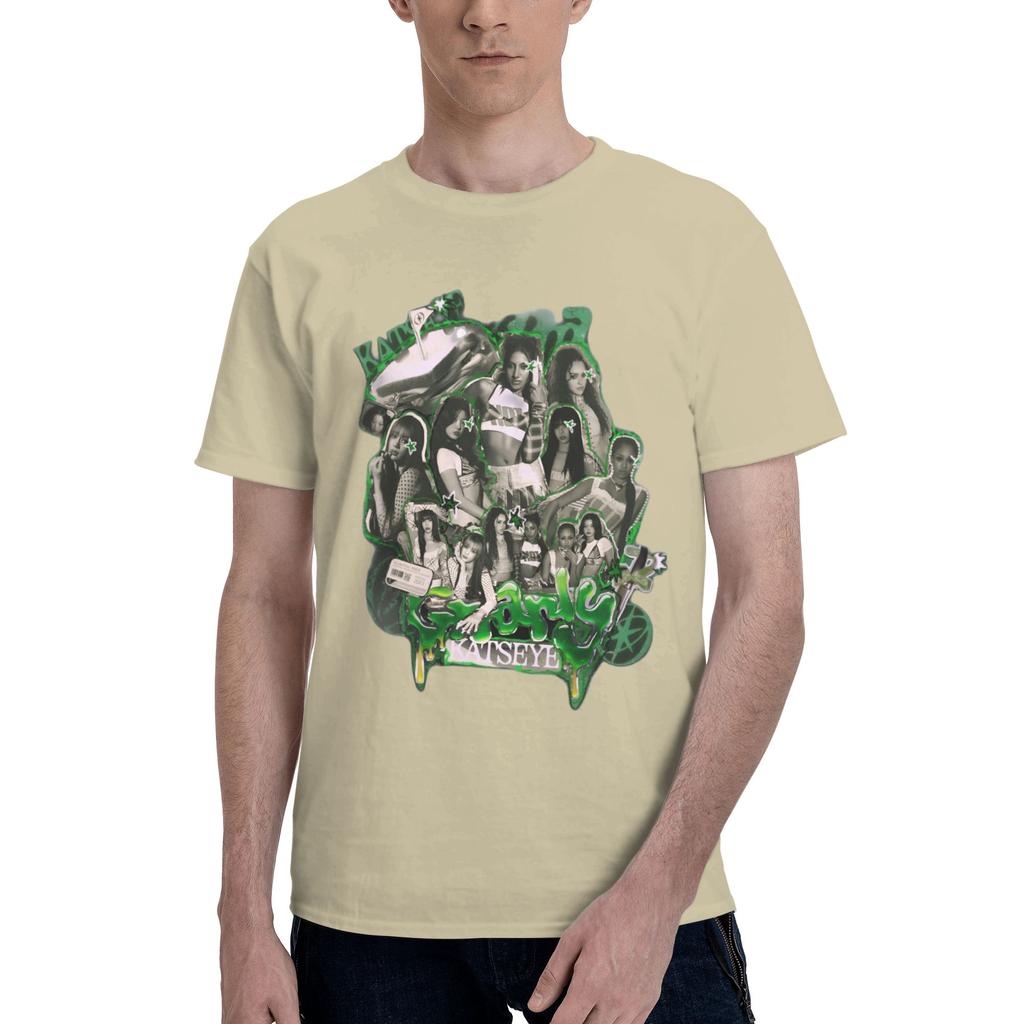 Custom Cool Kkatseyes T Shirt Unisex Short Sleeves Pure Cotton Tshirt Leisure Girl Group Tees Tshirt