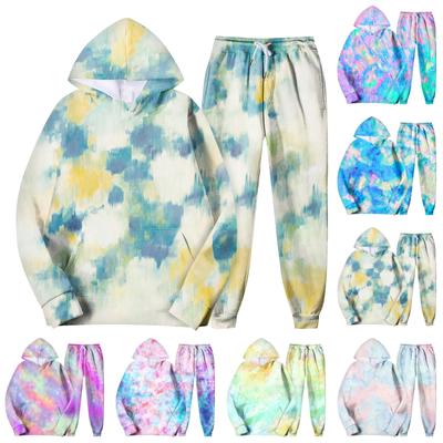 Мужской спортивный костюм с капюшоном, унисекс, двухсекционная одежда для бега, пуловер с длинными рукавами, толстовки с капюшоном + комплект спортивных штанов