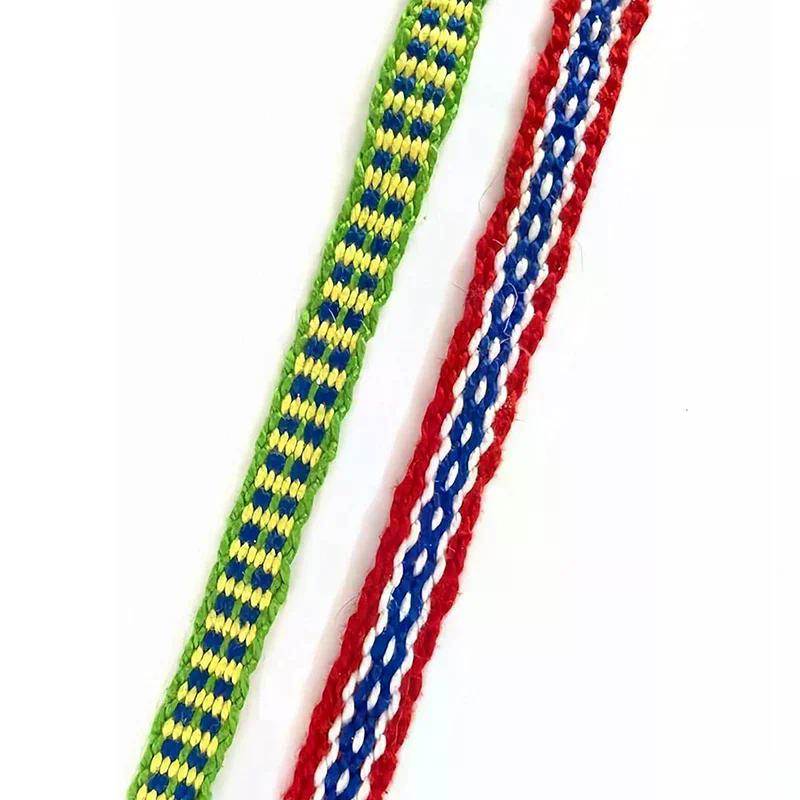 Деревянный Портативный Ткацкий Станок с Жестким Ремизом, Набор Ткацкого Станка с Поясным Ремнем для Начинающих для Изготовления Браслетов, Сумок, Ремней и Ремешков для Камеры