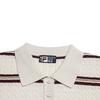 Fila Женский укороченный свитер с косами и полосками с коротким рукавом F11W638403F-IV