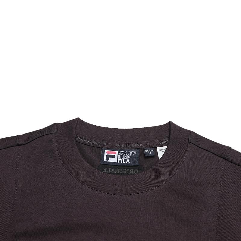 Fila Оригинальная женская вязаная футболка с коротким рукавом и круглым вырезом F11W619102F-BN