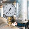 Easy Installation Pressure Gauge Pressure Meter 0-6 Bar Gauge Air Pressure Gauge Easy Installation Leak-Proof Connection