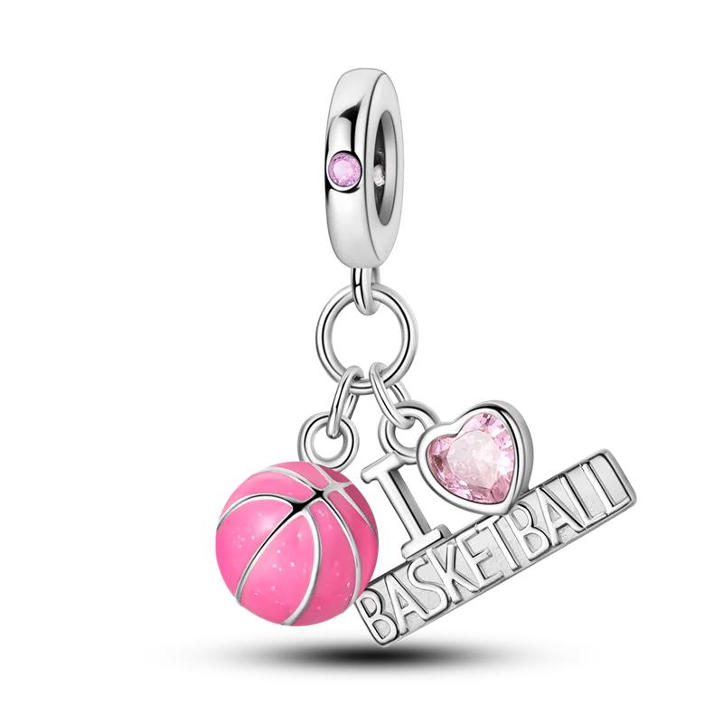 Copper Funny Playable Charms Beads Smart Watch Tarot Bike Travel Dangle Fit Original Bangle Bracelet Diy Jewelry