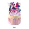 “Hunter Girls” Theme Birthday Cake Sign Decorations, Birthday Signs, Cake Garnishes