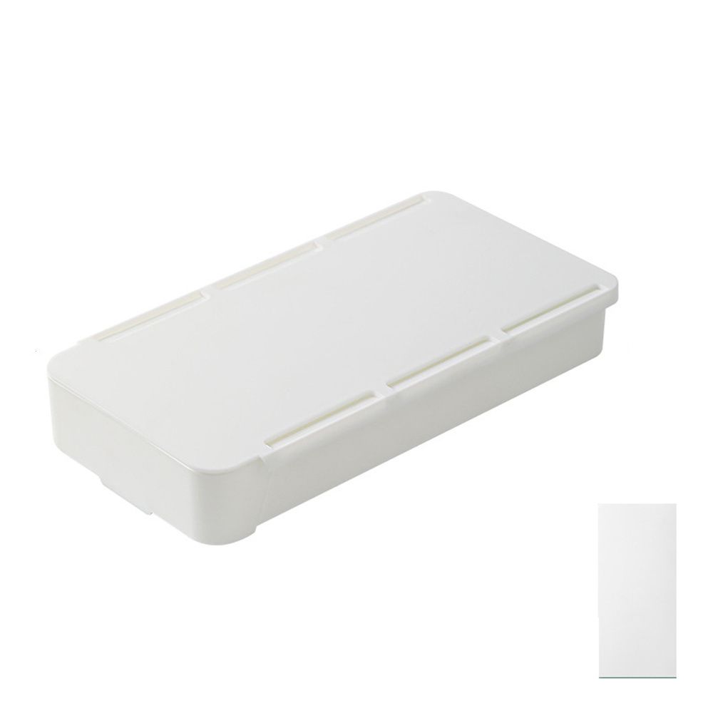 Box Storage Box Under The Desk Drawer Type Punch Free Invisible Drawer Organizer Storage Rack Box