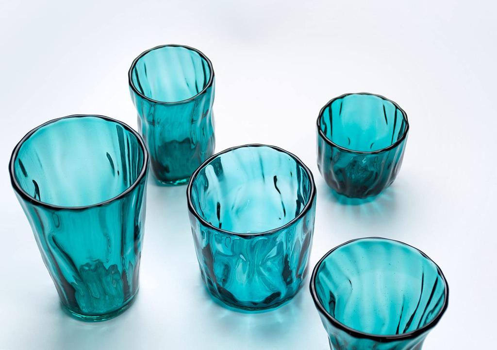 Стакан Ikikobo Munakata Vidro Oshima Jade Диаметр 8x Высота Сделано в Японии Поставляется в подарочной коробке [прибл.. 12,5 см/нефрит] (Подарок на день рождения)